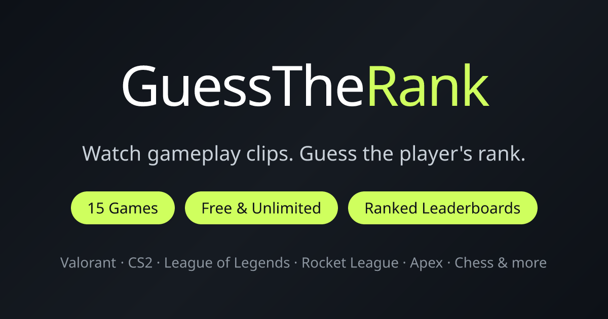 GuessTheRank logo